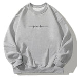Freedom Print Relaxed Sweatshirt