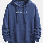 Los Angeles Print Relax Fit Hoodie & Jogging Pants