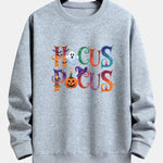 Halloween Hocus Pocus Print Relax Fit Sweatshirt