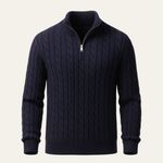 Sero Zip Knit Navy