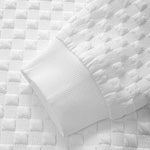 Checkerboard Jacquard Quarter Zip Sweatshirt & Jogger Pants