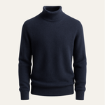 Carezza Cashmere Turtleneck Navy