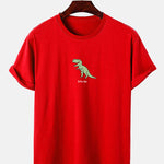 Cute Cartoon Dinosaur Print T-Shirt