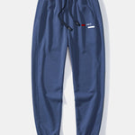 Paris Stripe Print Relax Fit Hoodie & Jogging Pants