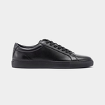 BLACK ESSENTIAL LEATHER SNEAKER