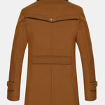 Double Layer Detachable Neck Woolen Coat