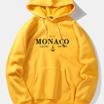 Monaco Anchor Print Hoodie