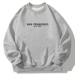 San Francisco Print Crew Neck Relaxed Sweatshirt