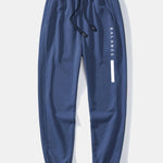 Balance Stripe Print Relax Fit Crew Neck Sweatshirt & Jogging Pants
