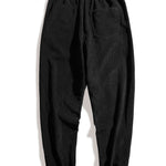 Plaid Corduroy Patchwork Button Up Shirt & Corduroy Jogger Pants