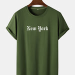 New York Print Arc Hem T-Shirt