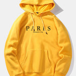 Paris Slogan Print Hoodie