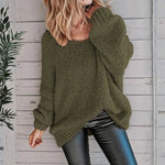NIVA��� - Casual Long Sleeve Round Neck Sweater