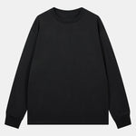 Basic Long Sleeve Ribbed Cuff T-Shirt