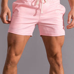 3 Pieces Cotton 3" Drawstring Shorts