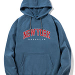 New York Brooklyn Print Hoodie