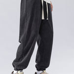 Drawstring Corduroy Joggers