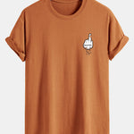 Regular Fit Duck You Print Cotton T-Shirt