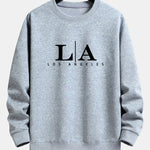 Los Angeles Print Relax Fit Sweatshirt