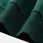 Relax Fit Contrast Color Quarter Zip Sweatshirt