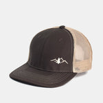 Mountain Embroidery Mesh Cotton Baseball Cap