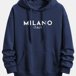 Milano Print Relax Fit Hoodie