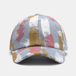 Color Graffiti Cotton Washed Distressed Baseball Cap