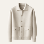 Calogero Cashmere Cardigan Ivory