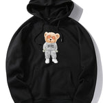 Rich Bear Print Hoodie