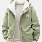 Teddy Corduroy Reversible Hooded Jacket