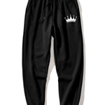 King Print Hoodie & Crown Print Jogger Pants