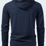 3 Pieces Long Sleeved Cotton Hooded T-Shirt