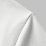 Men's solid color velvet half turtleneck Foundation T-shirt two-piece set