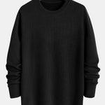 3 Pieces Long Sleeved Muscle Fit Ribbed T-Shirt