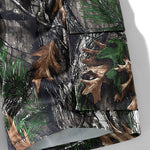 Camouflage New York Print Drop Shoulder Oversize T-Shirt & Forest Camouflage Cargo Shorts
