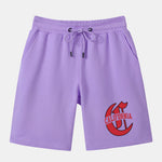 California Print Mid Length Shorts