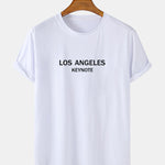 Los Angeles Print Arc Hem T-Shirt