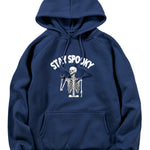 Halloween Skeleton Print Hoodie