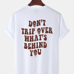 Slogan Back Print T-Shirt