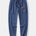 Cool Bear Print Relax Fit Hoodie & Jogging Pants