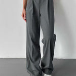 Margovil High Rise Pocketed Straight Leg Suit Pants