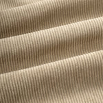 Men's Textured Half Button Corduroy Long Sleeve Shirt and Casual Pants Set
