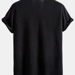 Muscle Fit Jacquard Textured Shirt