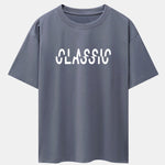Classic Print Drop Shoulder Oversize T-Shirt