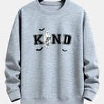 Halloween Kind Ghost Print Relax Fit Sweatshirt