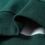 Relax Fit Contrast Zipper Polo Sweatshirt