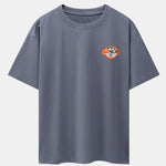 BOOSCH Beer Ghost Print Drop Shoulder Oversize T-Shirt