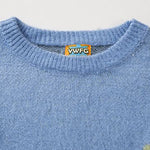 Cat Print Knit Sweater
