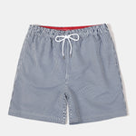 3 Pieces Vertical Striped Drawstring Swim Shorts