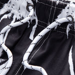 Regular Fit California Palm Tree Print Cotton T-Shirt & Palm Tree Print Swim Shorts